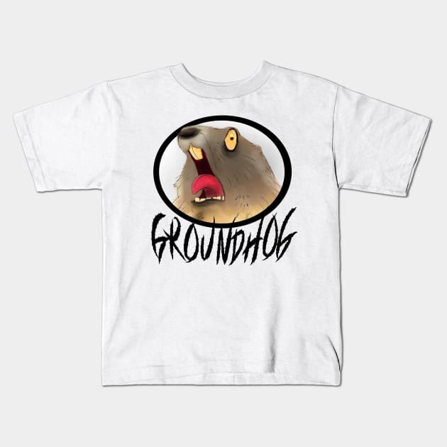 GROUNDHOG! Kids T-Shirt by madtownstudio3000